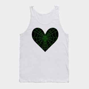 Spider Web Heart V7 Tank Top